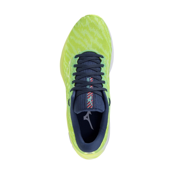 Mizuno Wave Rider 26 - Neo Lime/White/Ocean Wave