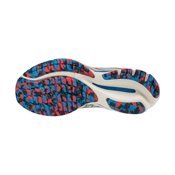 Mizuno Wave Rider 26 - Snow White/Silver/Ibiza Blue