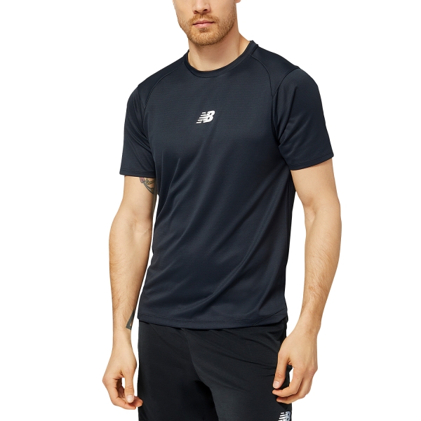 Men's Running T-Shirt New Balance NVent TShirt  Black MT23277BK