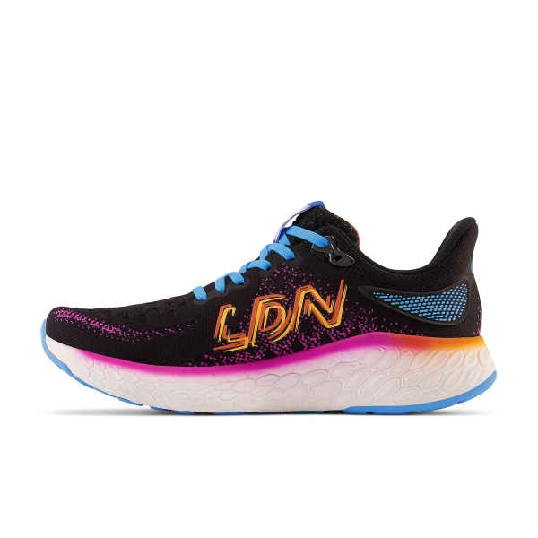New Balance Fresh Foam X 1080v12 London - Black/Magenta Pop/Vibrant Sky