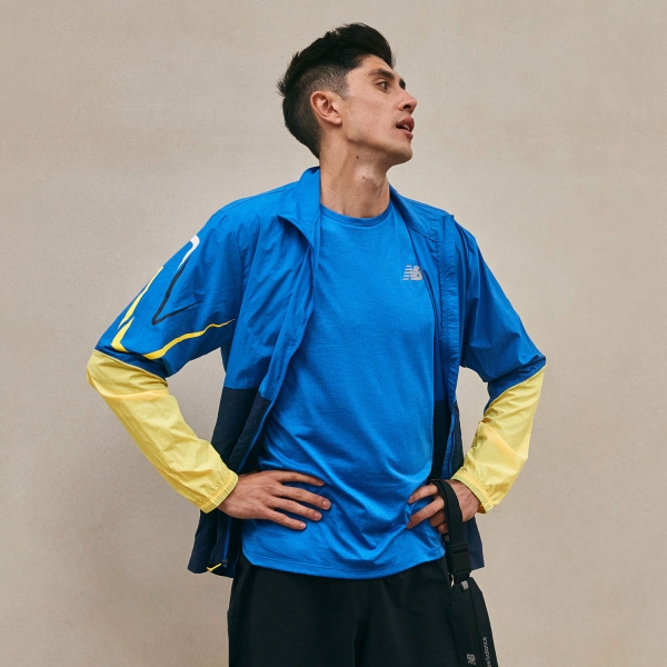 New Balance Graphic Impact Chaqueta - Cobalt