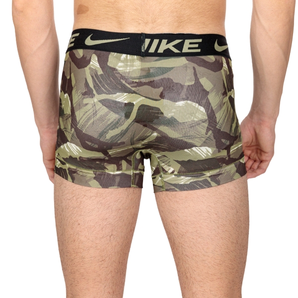 Nike Dri-FIT Essential Micro x 3 Boxer - Brush Stroke Print/Team Orange/Black