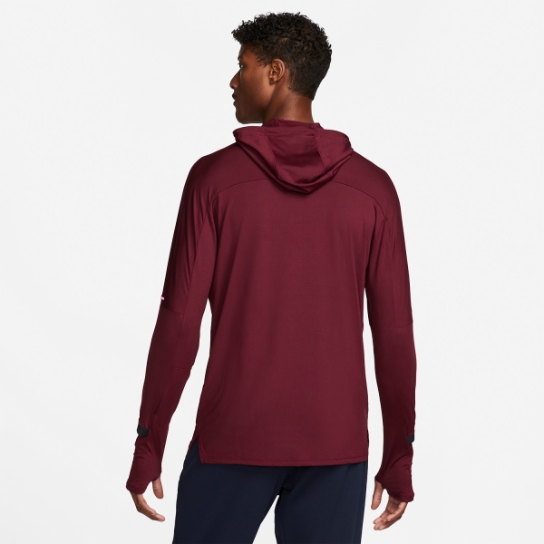 Nike Dri-FIT Trail Hoodie - Dark Beetroot/Dark Beetroot/Hyper Pink