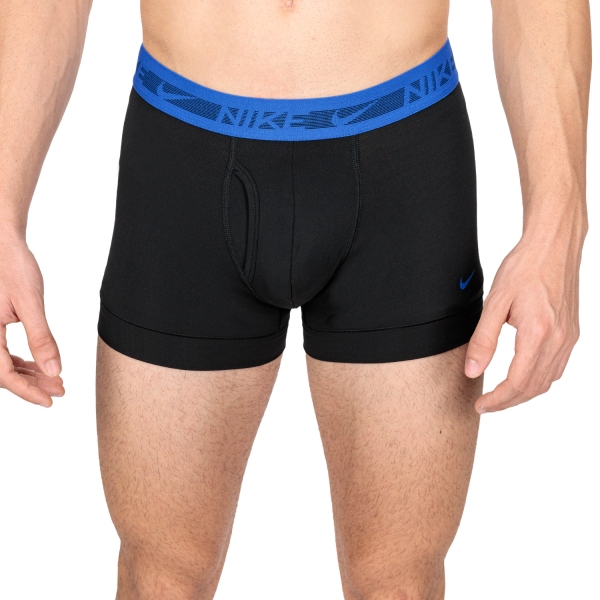 Men's Briefs and Boxers Underwear Nike Nike DriFIT Ultra Stretch x 3 Boxer  Cinnabar/Ochre/Game Royal  Cinnabar/Ochre/Game Royal 