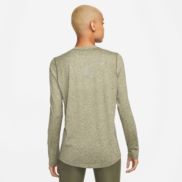 Nike Element Crew Shirt - Medium Olive/Olive Aura/Reflective Silver