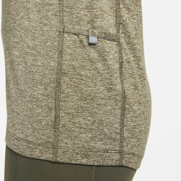 Nike Element Crew Shirt - Medium Olive/Olive Aura/Reflective Silver