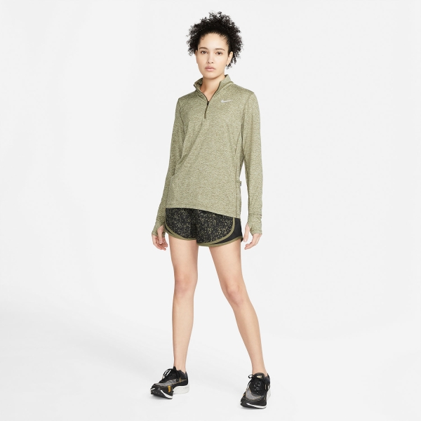 Nike Element Maglia - Medium Olive/Olive Aura/Reflective Silver