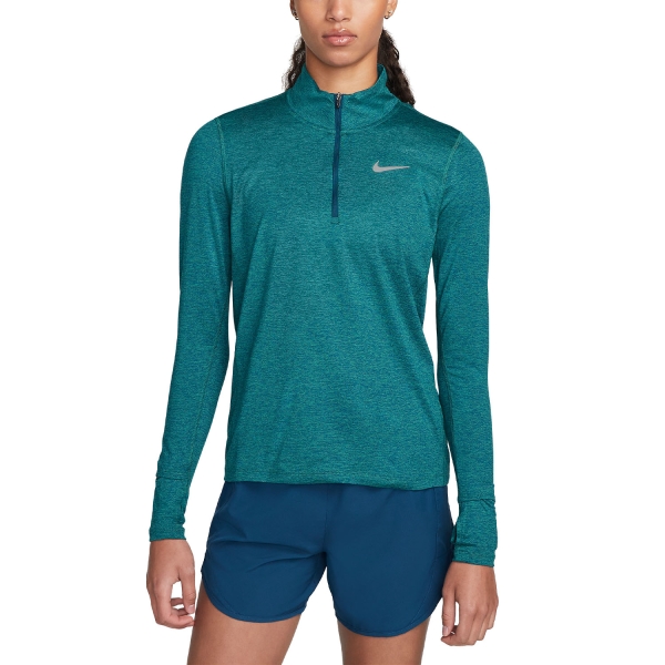 Camisa Running Mujer Nike Element Camisa  Valerian Blue/Reflective Silver CU3220460