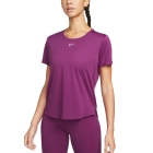 Nike One Dri-FIT Logo T-Shirt - Viotech/White