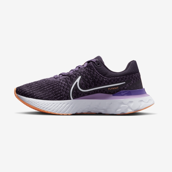 Nike React Infinity Run Flyknit 3 - Cave Purple/White/Canyon Purple/White