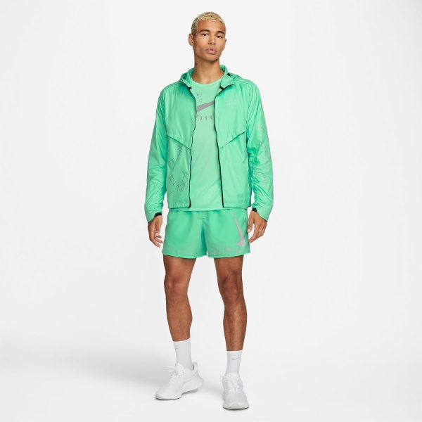 Nike Run Division Jacket - Green Glow/Reflective Silver