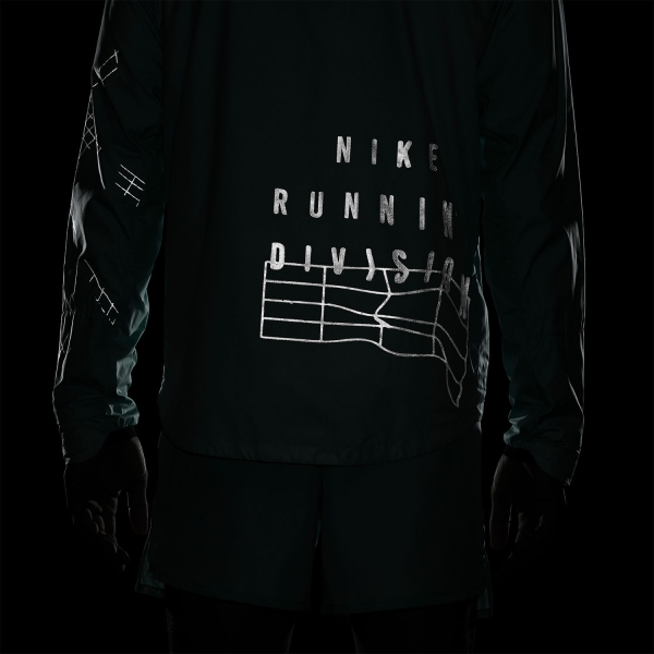 Nike Run Division Jacket - Green Glow/Reflective Silver
