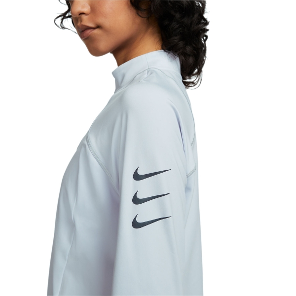 Nike Run Division Shirt - Football Grey/Black
