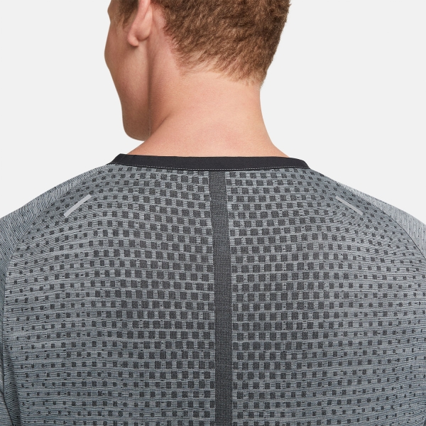 Nike TechKnit Ultra Logo Camisa - Black/Smoke Grey/Reflective Silver