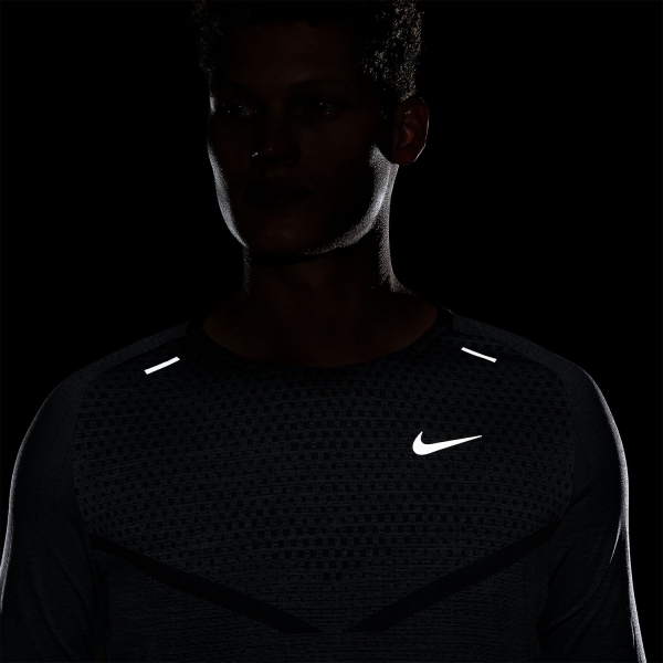 Nike TechKnit Ultra Logo Shirt - Black/Smoke Grey/Reflective Silver