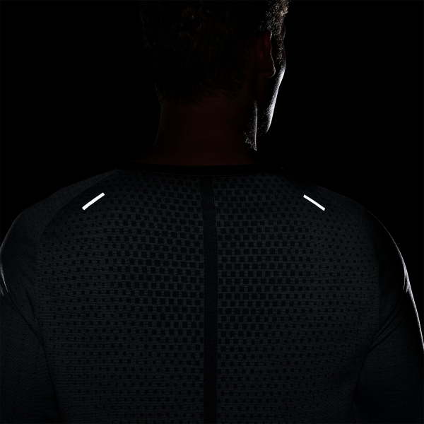 Nike TechKnit Ultra Logo Camisa - Black/Smoke Grey/Reflective Silver