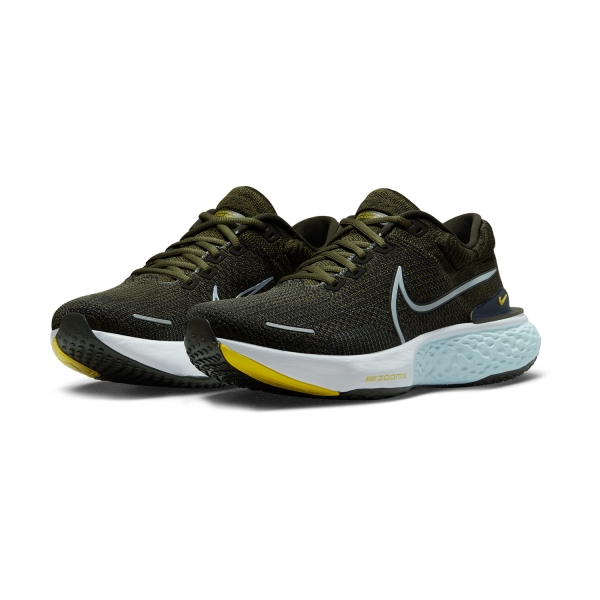Nike ZoomX Invincible Run Flyknit 2 - Rough Green/Glacier Blue/Sequoia/White