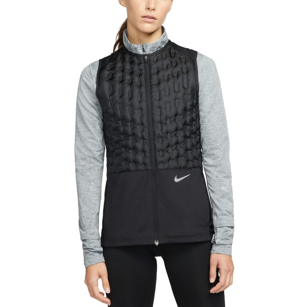 Women's Running Jacket Nike ThermaFIT ADV Vest  Black/Reflective Silver DD6063010