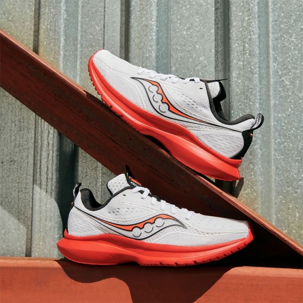 Saucony Kinvara 13 - White/Black/Vizi