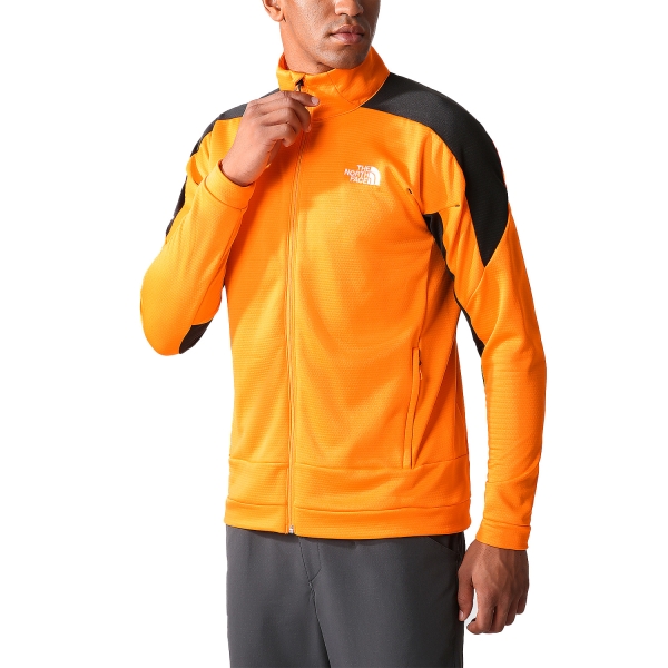 Chaquetas y Suéteres Outdoor Hombre The North Face AO Circular Sudadera  Cone Orange/TNF Black NF0A7ZLG7Q6