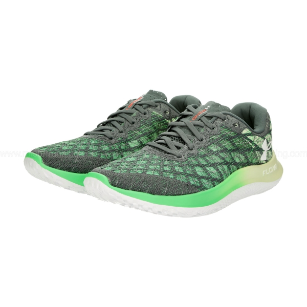 Under Armour Flow Velociti Wind 2 - Pitch Gray/Phosphor Green