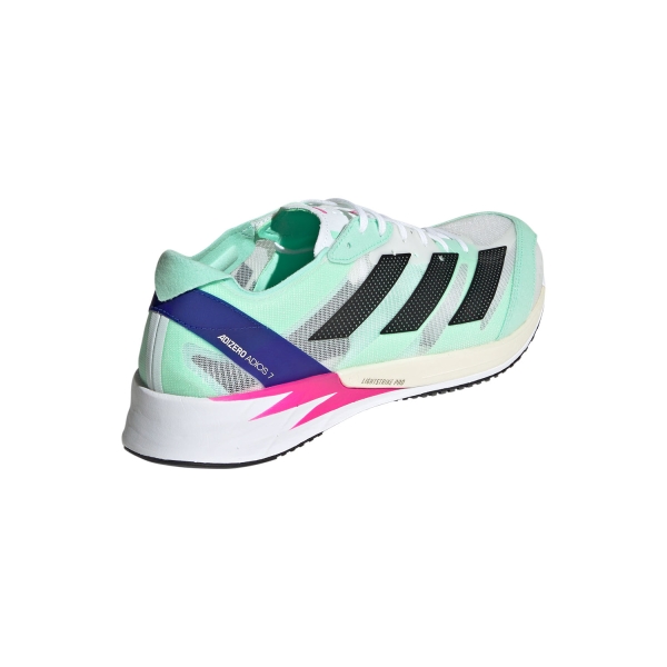 adidas adizero Adios 7 - Cloud White/Core Black/Pulse Mint