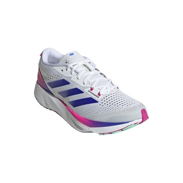adidas Adizero SL - Cloud White/Lucid Blue/Lucid Fuchsia