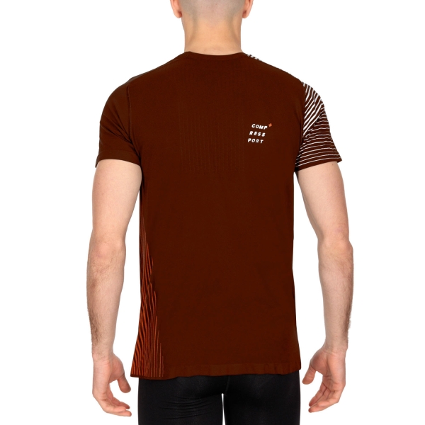 Compressport Performance T-Shirt - SPD Apple/Dark Cheddar