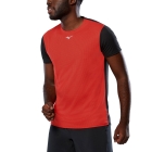 Mizuno Dryaeroflow T-Shirt - Fiery Red/Black