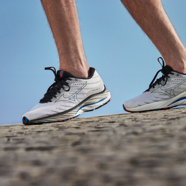 Mizuno Wave Rider 26 - Snow White/8401 C/Indigo Bunting