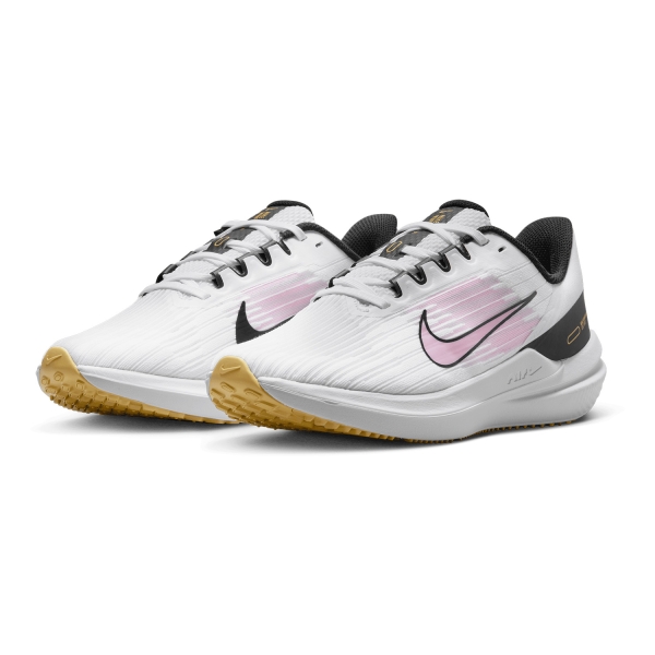 Nike Air Winflo 9 - White/Pink Spell/Black/Wheat Gold