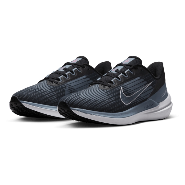 Nike Air Winflo 9 - Black/White/Ashen Slate/Pink Spell