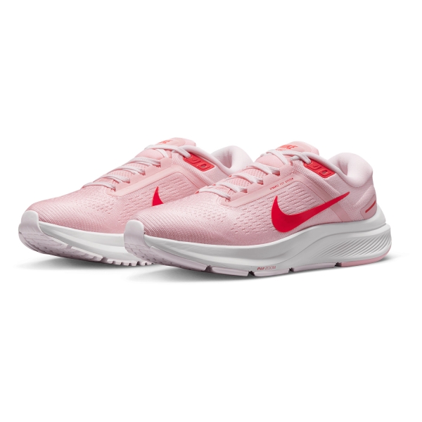 Nike Air Zoom Structure 24 - Med Soft Pink/It Crimson/Summit White