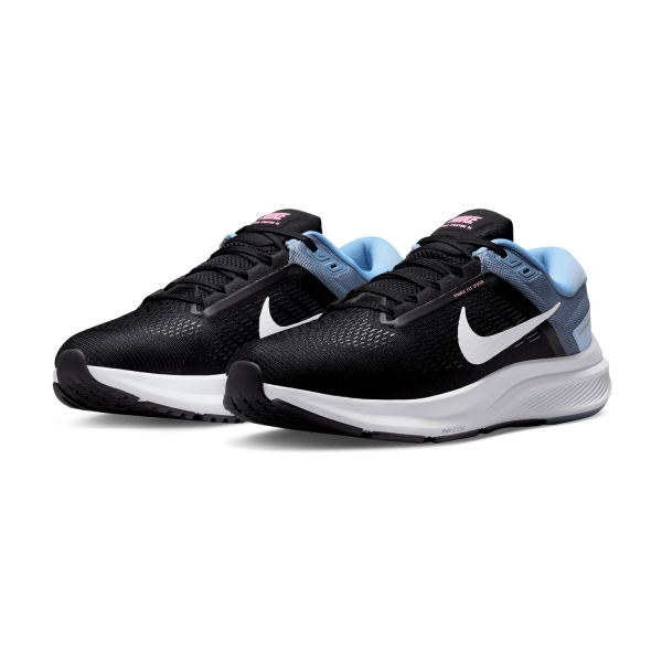 Nike Air Zoom Structure 24 - Black/White/Ashen Slate/Cobalt Bliss