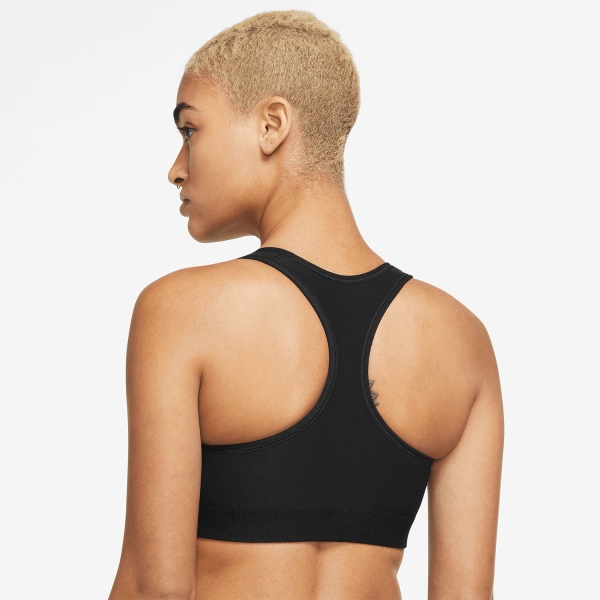 Nike Dri-FIT Swoosh Sujetador Deportivo - Black/White