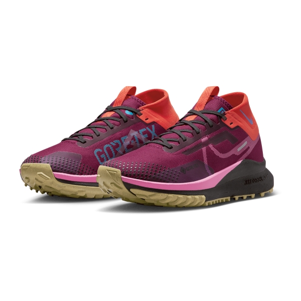 Nike React Pegasus Trail 4 GTX - Rosewood/Pink Spell/Dark Smoke Grey