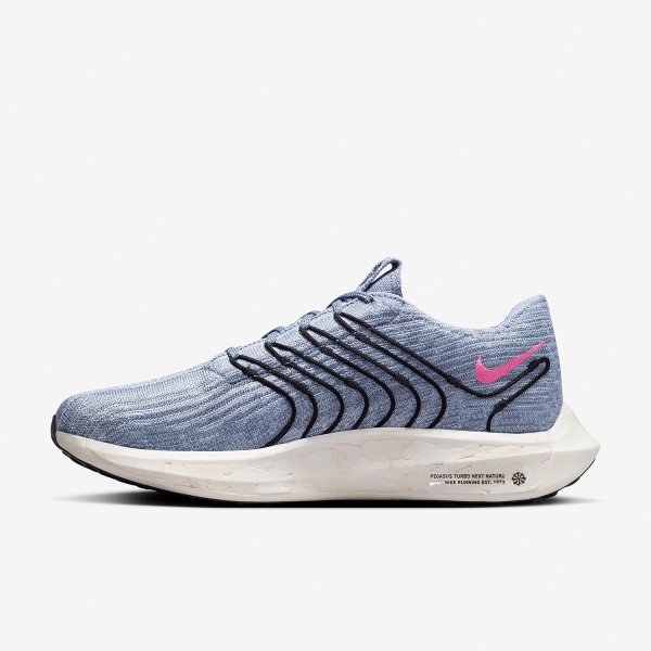 Nike Pegasus Turbo Next Nature - Ashen Slate/Pink Spell/Cobalt Bliss