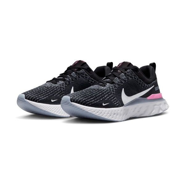 Nike React Infinity Run Flyknit 3 - Black/Football Grey/Ashen Slate
