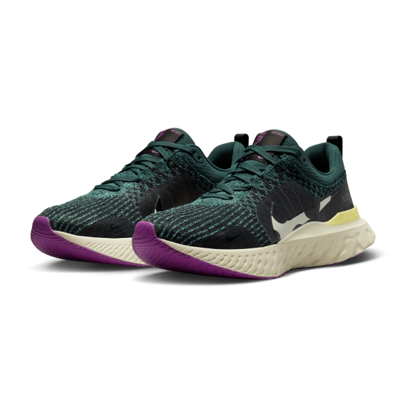 Nike React Infinity Run Flyknit 3 - Mineral Teal/Black/Faded Spruce