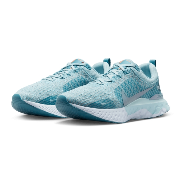 Nike React Infinity Flyknit 3 Men's Running Shoes - Ocean