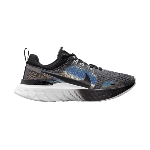 Women's Neutral Running Shoes Nike Nike React Infinity Run Flyknit 3 Premium  Black/White  Black/White 
