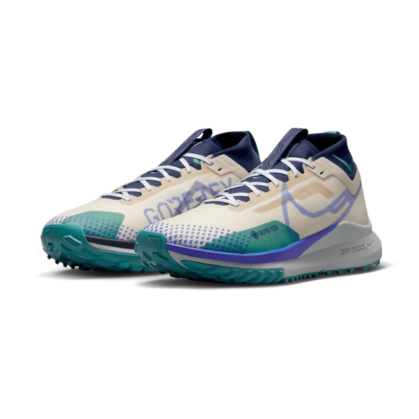Nike React Pegasus Trail 4 GTX - Sanddrift/Racer Blue/Obsidian