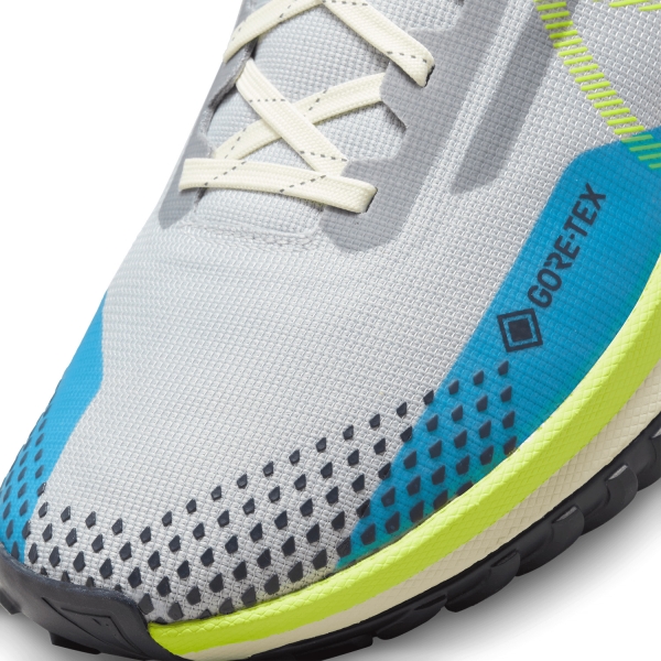 Nike React Pegasus Trail 4 GTX - Wolf Grey/Volt/Stadium Green/Baltic Blue