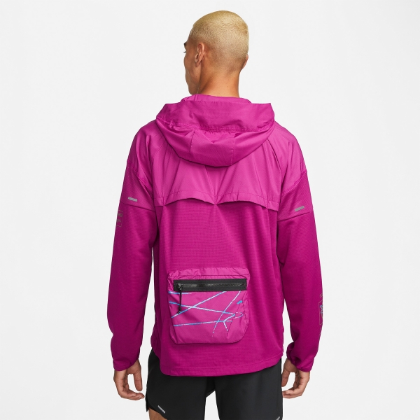 Nike Windrunner Logo Chaqueta - Dynamic Berry/Laser Blue