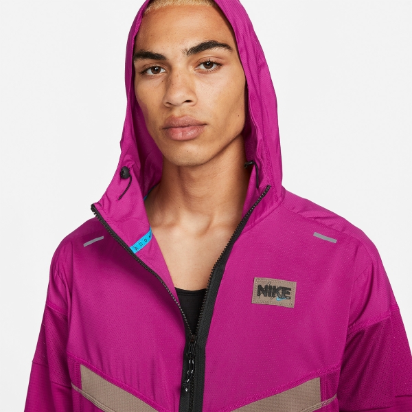 Nike Windrunner Logo Chaqueta - Dynamic Berry/Laser Blue
