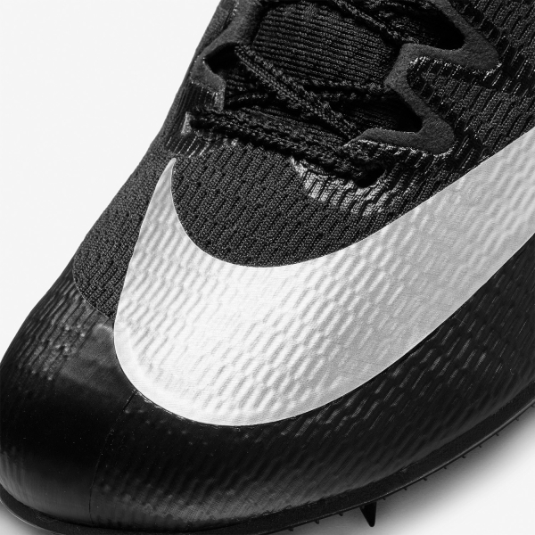 Nike Zoom Rival Sprint Racing Shoes - Black/Metallic Silver