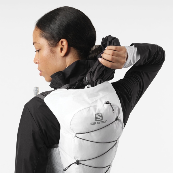 Salomon Active Skin 8 Set Backpack Woman - White/Ebony