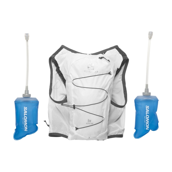 Salomon Active Skin 8 Set Backpack Woman - White/Ebony