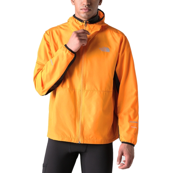 Men's Running Jacket The North Face Windwall Jacket  Cone Orange NF0A7SXM78M