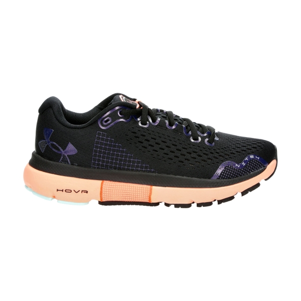 Women's Neutral Running Shoes Under Armour Under Armour HOVR Infinite 4  Black/Lunar Coral  Black/Lunar Coral 